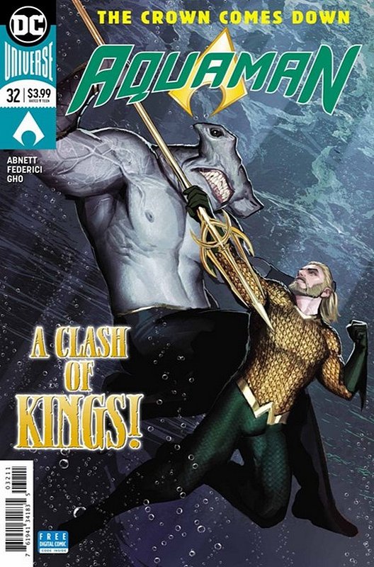 Cover of Aquaman (Vol 6) #32. One of 250,000 Vintage American Comics on sale from Krypton!