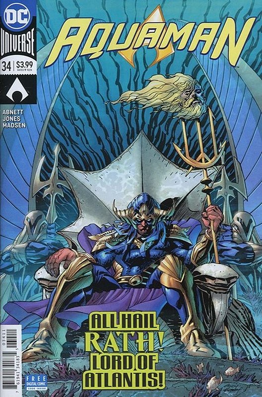 Cover of Aquaman (Vol 6) #34. One of 250,000 Vintage American Comics on sale from Krypton!