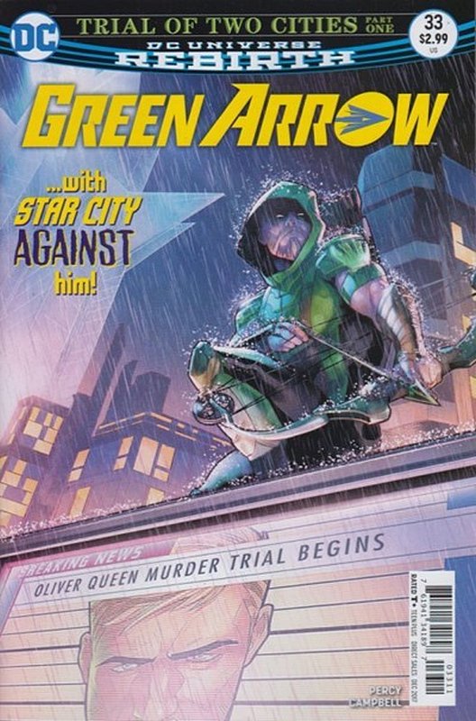 Cover of Green Arrow (Vol 5) #33. One of 250,000 Vintage American Comics on sale from Krypton!
