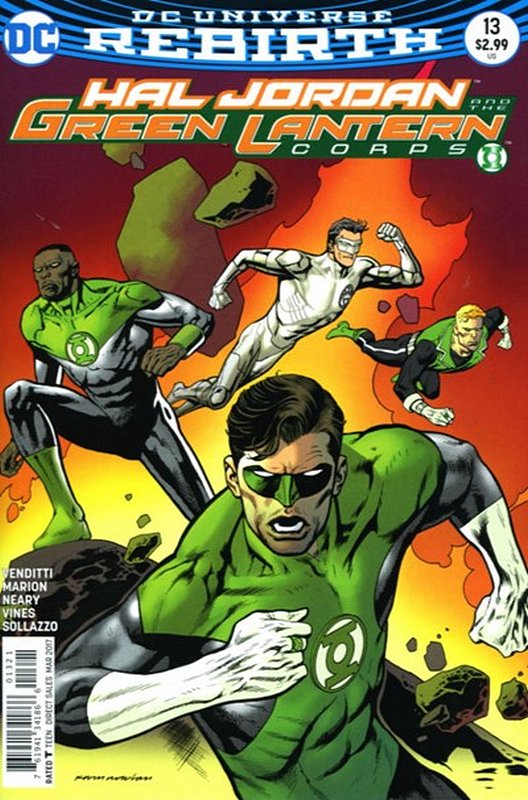 Cover of Hal Jordan & GL Corps (Vol 1) #13. One of 250,000 Vintage American Comics on sale from Krypton!