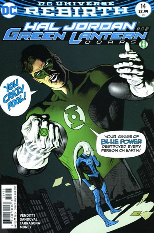 Cover of Hal Jordan & GL Corps (Vol 1) #14. One of 250,000 Vintage American Comics on sale from Krypton!