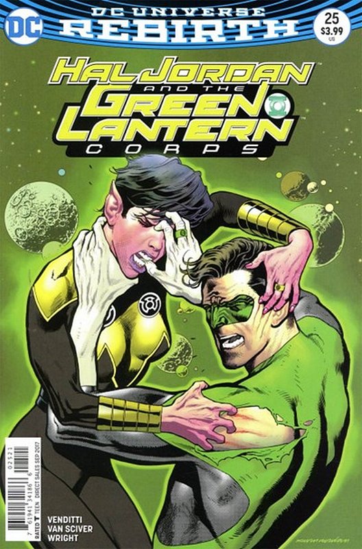 Cover of Hal Jordan & GL Corps (Vol 1) #25. One of 250,000 Vintage American Comics on sale from Krypton!