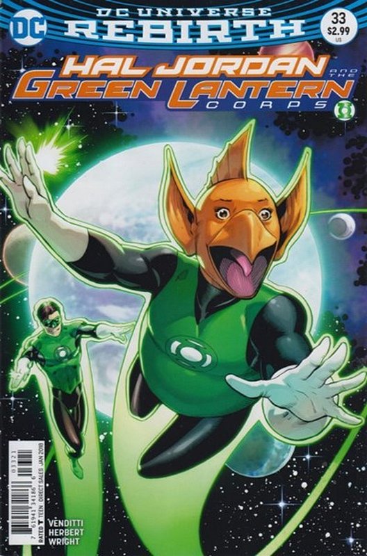 Cover of Hal Jordan & GL Corps (Vol 1) #33. One of 250,000 Vintage American Comics on sale from Krypton!