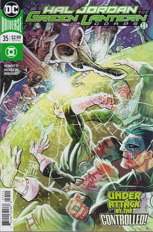 Cover of Hal Jordan & GL Corps (Vol 1) #35. One of 250,000 Vintage American Comics on sale from Krypton!