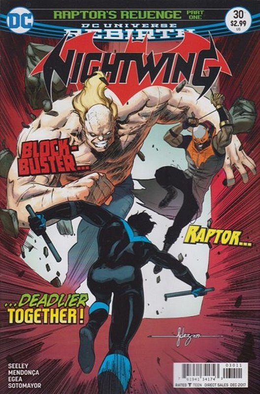 Cover of Nightwing (Vol 3) #30. One of 250,000 Vintage American Comics on sale from Krypton!