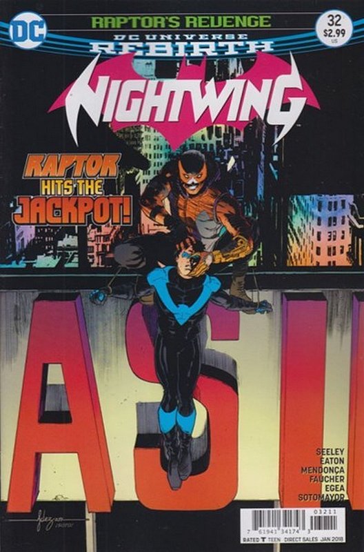 Cover of Nightwing (Vol 3) #32. One of 250,000 Vintage American Comics on sale from Krypton!