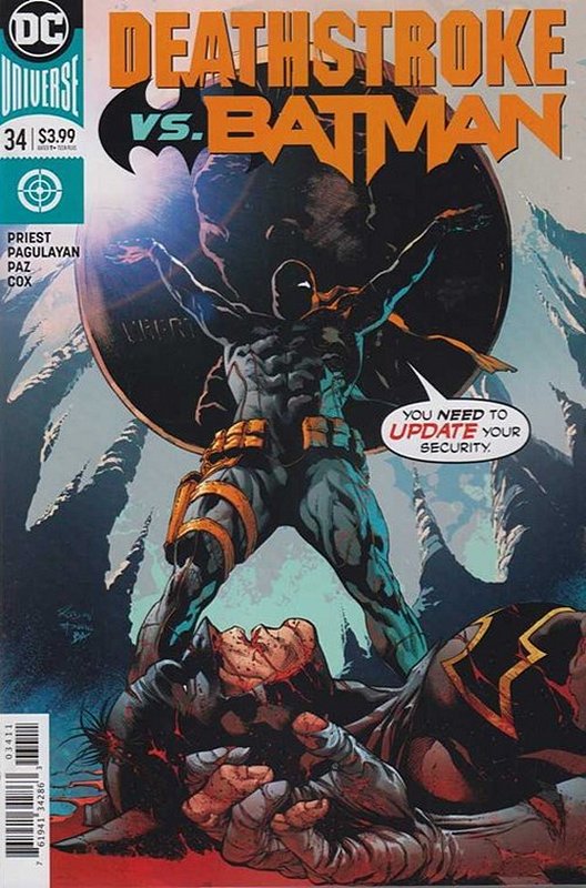 Cover of Deathstroke (Vol 4) #34. One of 250,000 Vintage American Comics on sale from Krypton!
