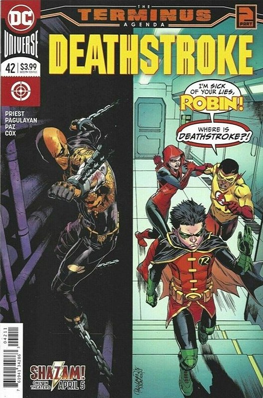 Cover of Deathstroke (Vol 4) #42. One of 250,000 Vintage American Comics on sale from Krypton!
