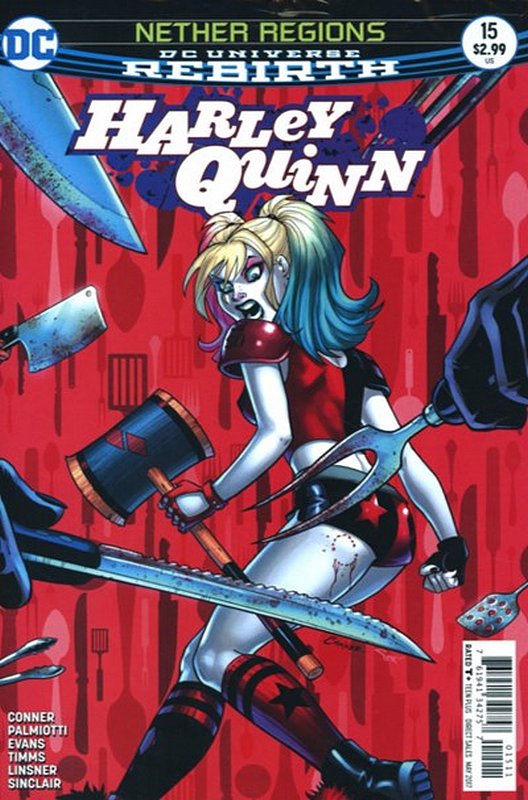 Cover of Harley Quinn (Vol 3) #15. One of 250,000 Vintage American Comics on sale from Krypton!