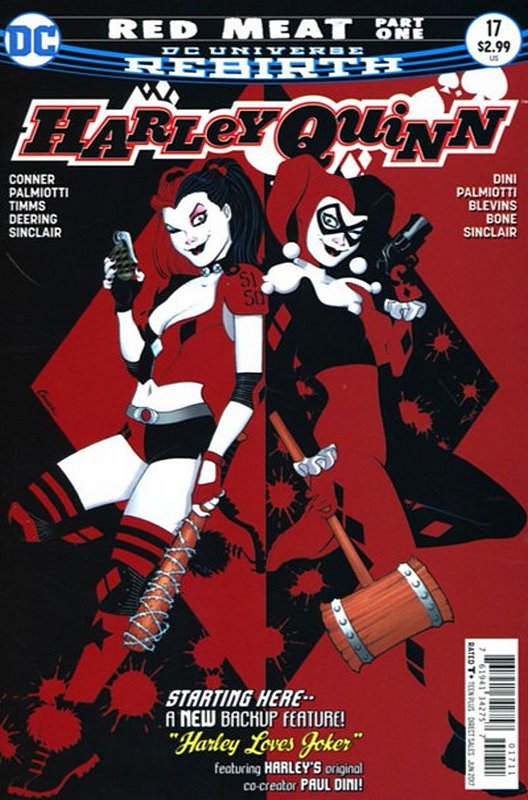 Cover of Harley Quinn (Vol 3) #17. One of 250,000 Vintage American Comics on sale from Krypton!