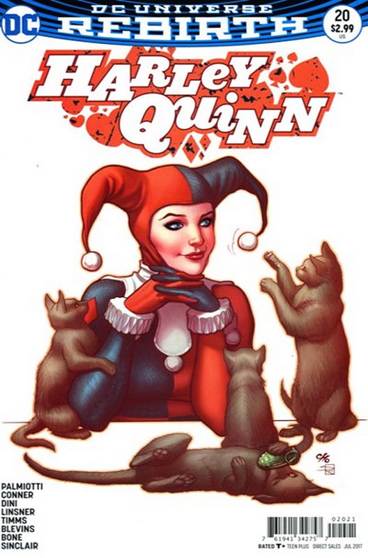 Cover of Harley Quinn (Vol 3) #20. One of 250,000 Vintage American Comics on sale from Krypton!