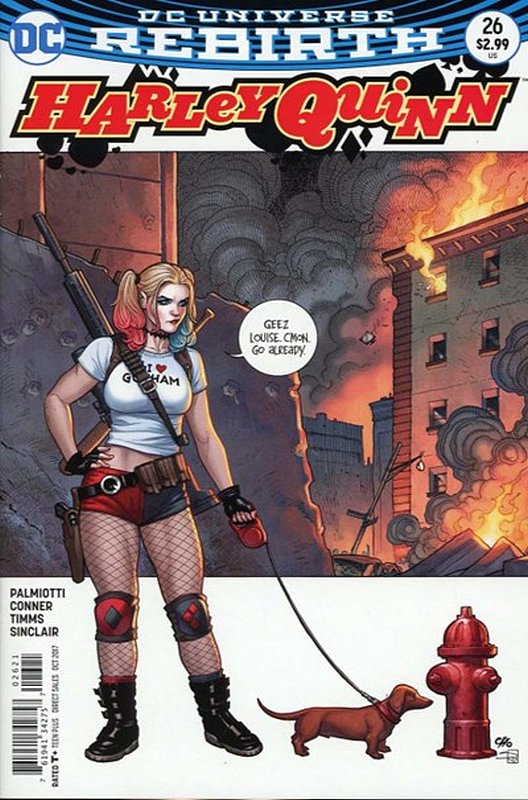 Cover of Harley Quinn (Vol 3) #26. One of 250,000 Vintage American Comics on sale from Krypton!