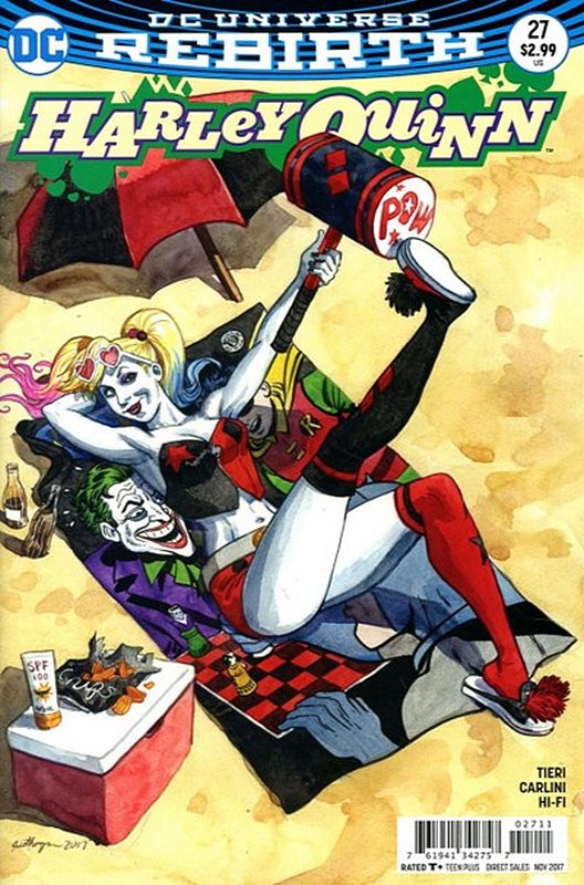 Cover of Harley Quinn (Vol 3) #27. One of 250,000 Vintage American Comics on sale from Krypton!