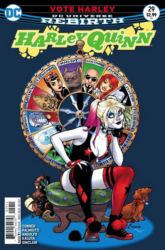 Cover of Harley Quinn (Vol 3) #29. One of 250,000 Vintage American Comics on sale from Krypton!
