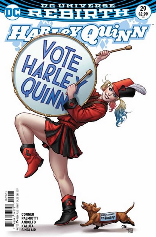 Cover of Harley Quinn (Vol 3) #29. One of 250,000 Vintage American Comics on sale from Krypton!