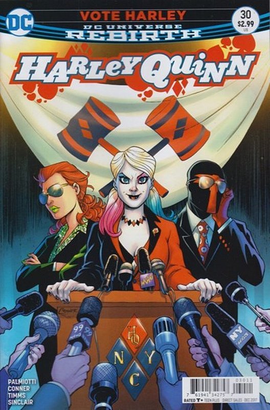 Cover of Harley Quinn (Vol 3) #30. One of 250,000 Vintage American Comics on sale from Krypton!