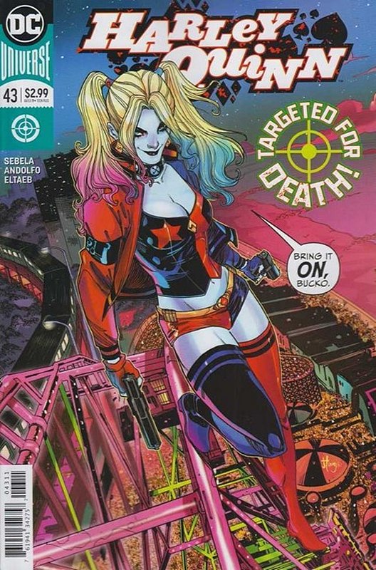 Cover of Harley Quinn (Vol 3) #43. One of 250,000 Vintage American Comics on sale from Krypton!