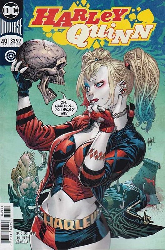 Cover of Harley Quinn (Vol 3) #49. One of 250,000 Vintage American Comics on sale from Krypton!