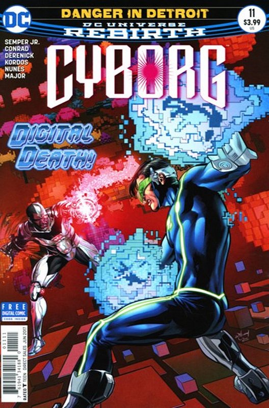 Cover of Cyborg (Vol 2) #11. One of 250,000 Vintage American Comics on sale from Krypton!