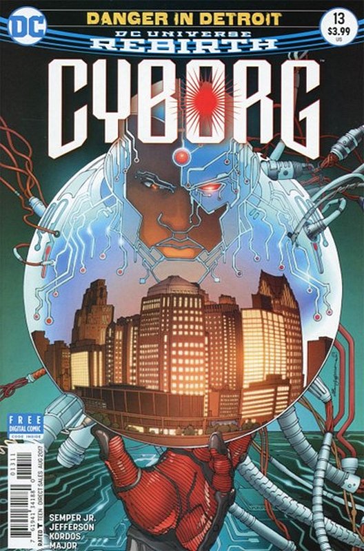 Cover of Cyborg (Vol 2) #13. One of 250,000 Vintage American Comics on sale from Krypton!