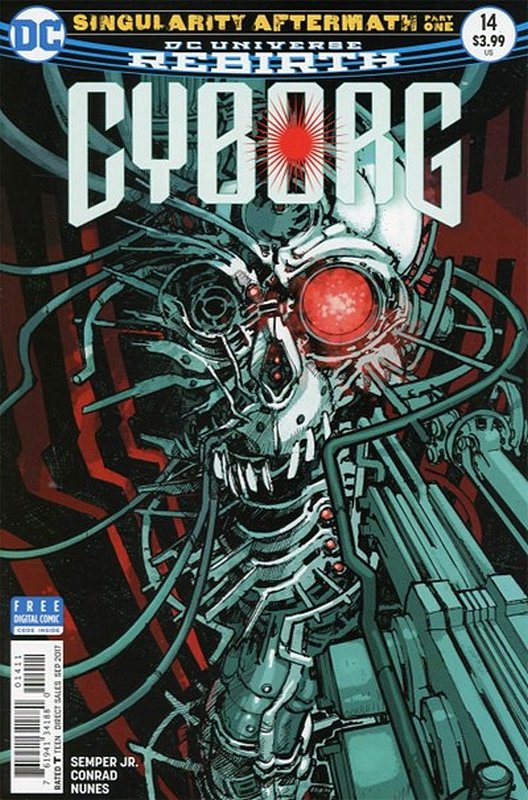 Cover of Cyborg (Vol 2) #14. One of 250,000 Vintage American Comics on sale from Krypton!