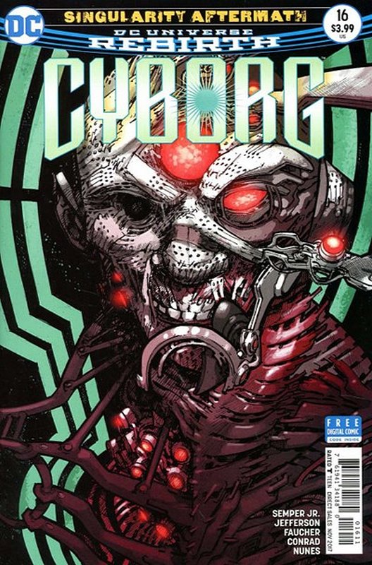 Cover of Cyborg (Vol 2) #16. One of 250,000 Vintage American Comics on sale from Krypton!