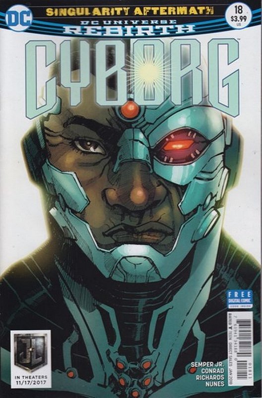 Cover of Cyborg (Vol 2) #18. One of 250,000 Vintage American Comics on sale from Krypton!