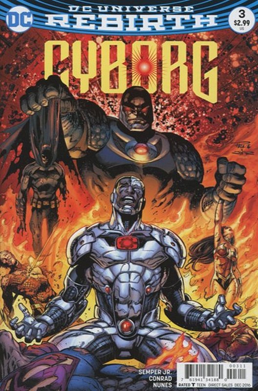 Cover of Cyborg (Vol 2) #3. One of 250,000 Vintage American Comics on sale from Krypton!