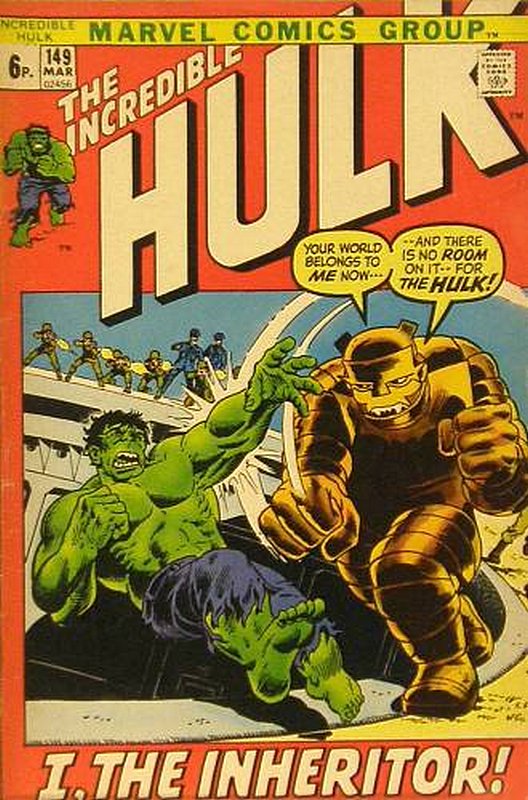Cover of Incredible Hulk (Vol 2) #149. One of 250,000 Vintage American Comics on sale from Krypton!