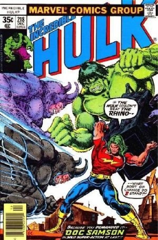 Cover of Incredible Hulk (Vol 2) #218. One of 250,000 Vintage American Comics on sale from Krypton!