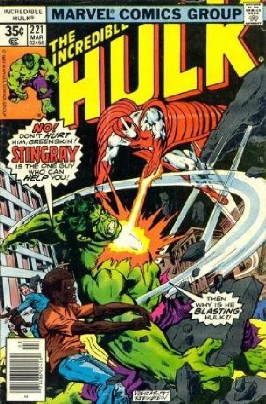 Cover of Incredible Hulk (Vol 2) #221. One of 250,000 Vintage American Comics on sale from Krypton!