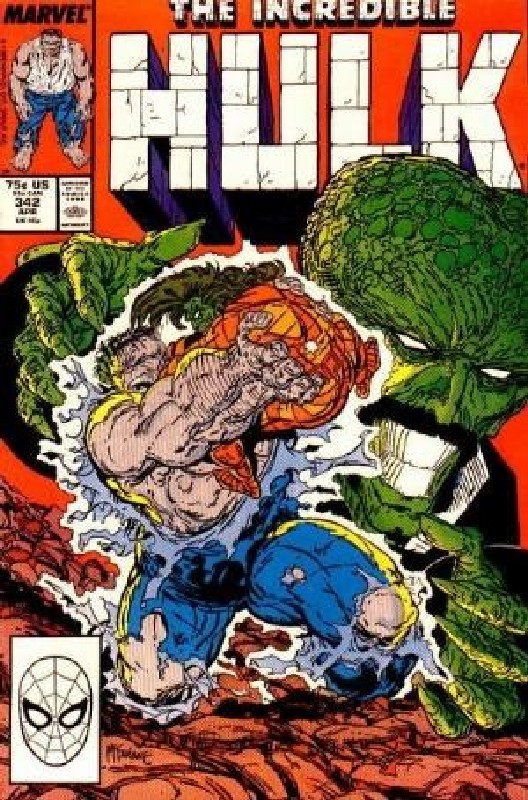 Cover of Incredible Hulk (Vol 2) #342. One of 250,000 Vintage American Comics on sale from Krypton!