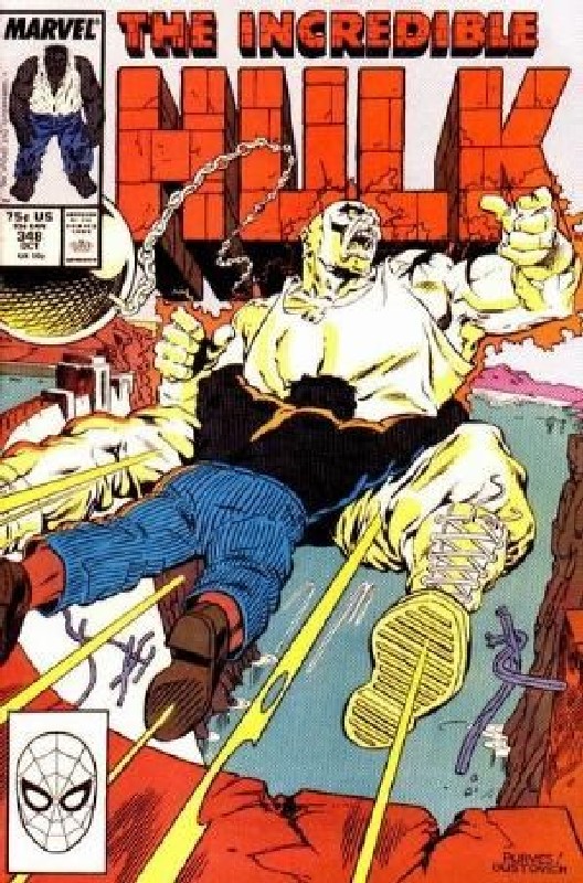 Cover of Incredible Hulk (Vol 2) #348. One of 250,000 Vintage American Comics on sale from Krypton!