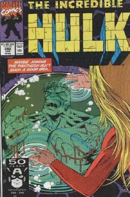 Cover of Incredible Hulk (Vol 2) #382. One of 250,000 Vintage American Comics on sale from Krypton!