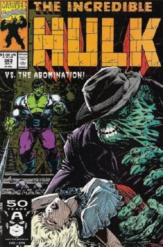 Cover of Incredible Hulk (Vol 2) #383. One of 250,000 Vintage American Comics on sale from Krypton!