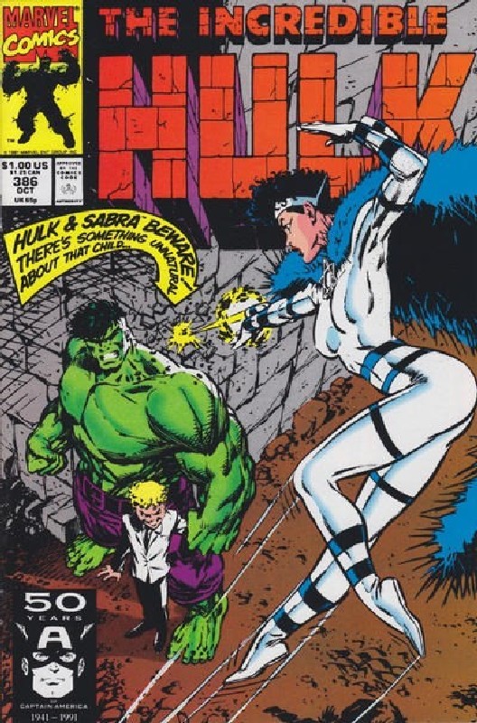 Cover of Incredible Hulk (Vol 2) #386. One of 250,000 Vintage American Comics on sale from Krypton!