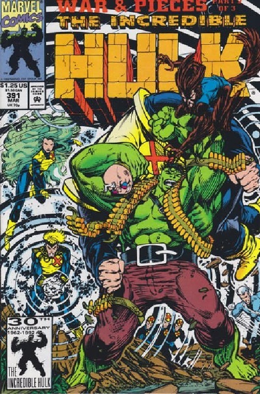 Cover of Incredible Hulk (Vol 2) #391. One of 250,000 Vintage American Comics on sale from Krypton!