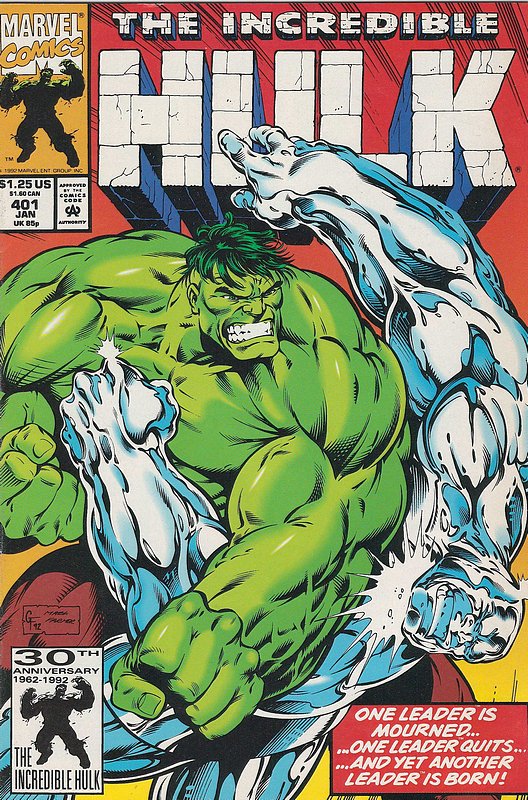 Cover of Incredible Hulk (Vol 2) #401. One of 250,000 Vintage American Comics on sale from Krypton!