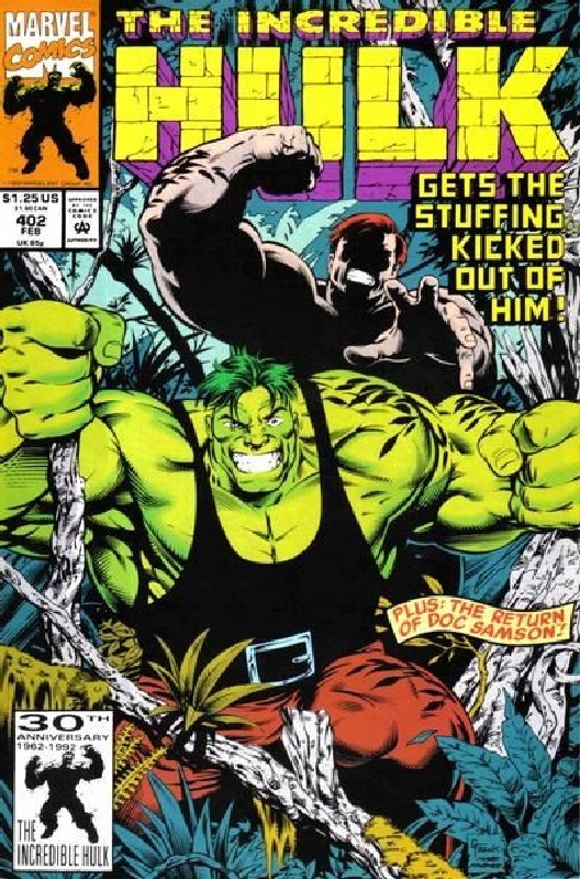 Cover of Incredible Hulk (Vol 2) #402. One of 250,000 Vintage American Comics on sale from Krypton!