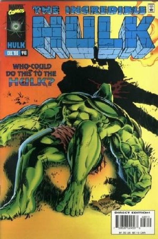 Cover of Incredible Hulk (Vol 2) #448. One of 250,000 Vintage American Comics on sale from Krypton!