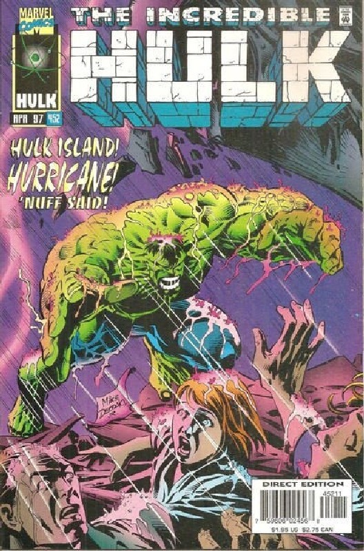 Cover of Incredible Hulk (Vol 2) #452. One of 250,000 Vintage American Comics on sale from Krypton!