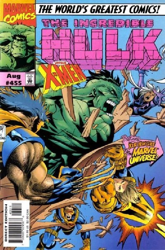 Cover of Incredible Hulk (Vol 2) #455. One of 250,000 Vintage American Comics on sale from Krypton!