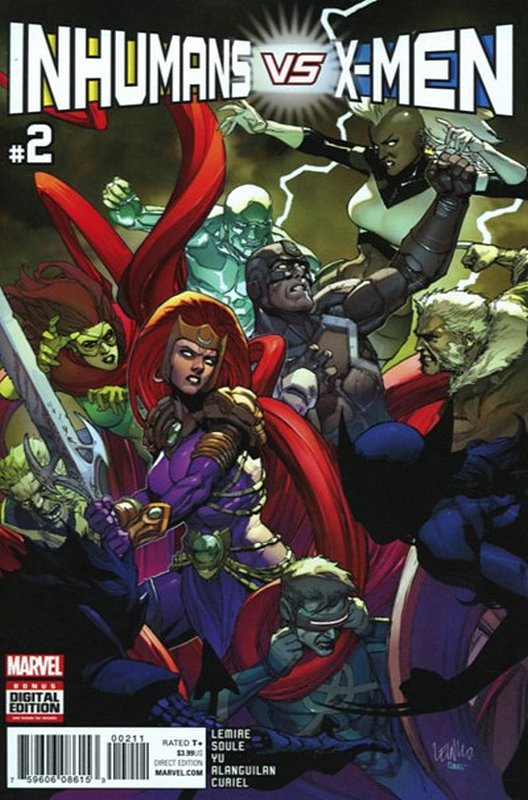 Cover of Inhumans vs X-men (2016 Ltd) #2. One of 250,000 Vintage American Comics on sale from Krypton!