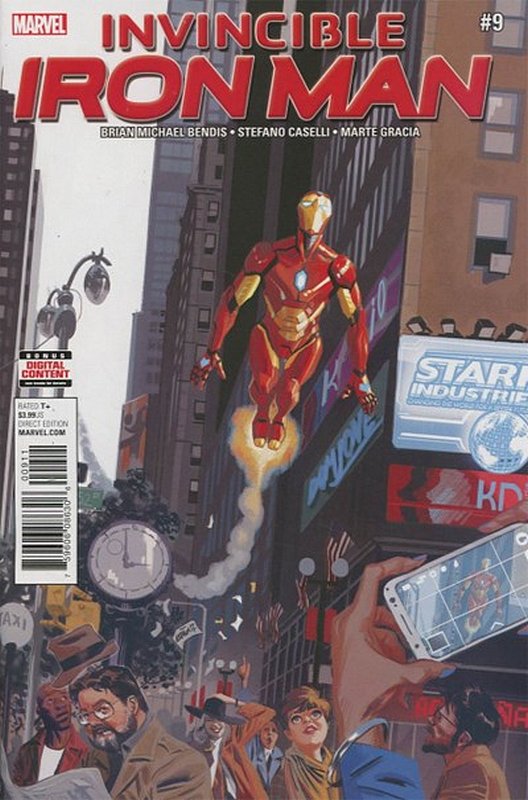 Cover of Invincible Iron Man (Vol 3) #9. One of 250,000 Vintage American Comics on sale from Krypton!
