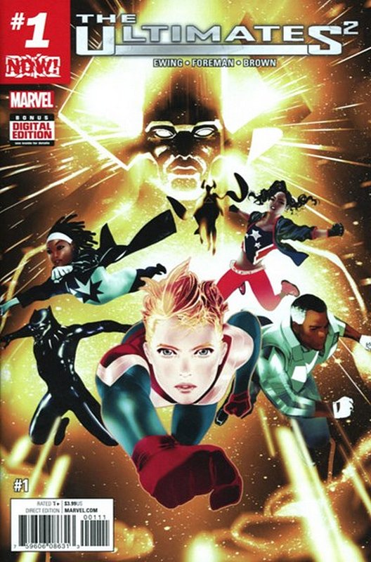 Cover of Ultimates (Vol 5) #1. One of 250,000 Vintage American Comics on sale from Krypton!