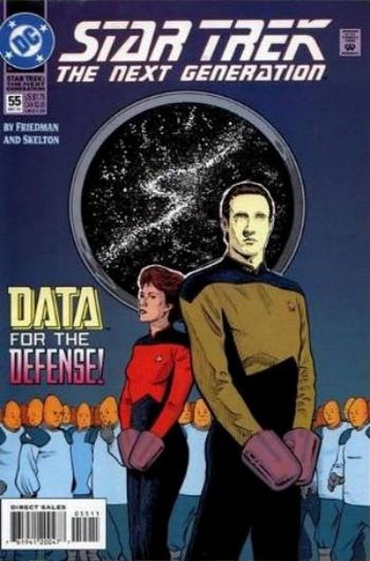 Cover of Star Trek: The Next Generation (Vol 2) #55. One of 250,000 Vintage American Comics on sale from Krypton!