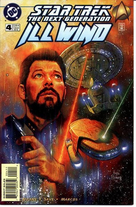 Cover of Star Trek: The Next Generation ill Wind (1995 Ltd) #4. One of 250,000 Vintage American Comics on sale from Krypton!