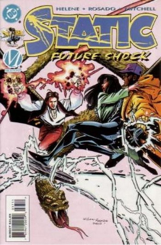 Cover of Static (Vol 1) #37. One of 250,000 Vintage American Comics on sale from Krypton!