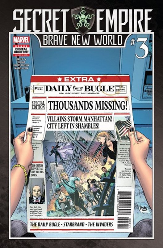 Cover of Secret Empire: Brave New World (2017 Ltd) #3. One of 250,000 Vintage American Comics on sale from Krypton!