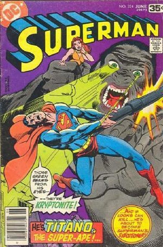 Cover of Superman (Vol 1) #324. One of 250,000 Vintage American Comics on sale from Krypton!
